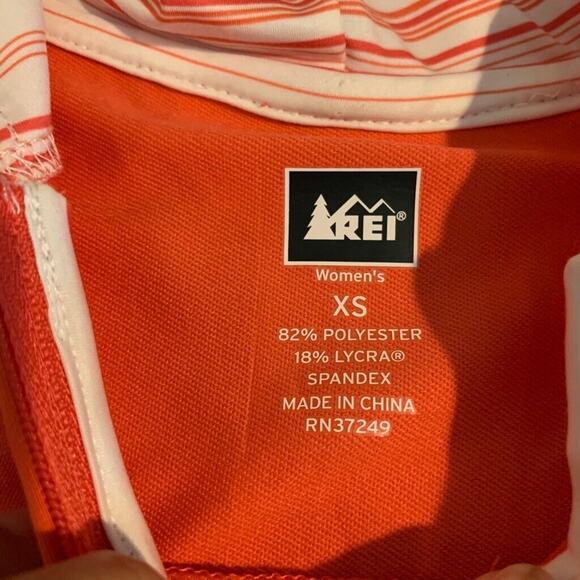 Rei Jacket Womens XS Extra Small Watermelon Full Zip Pockets Hoodie Lightweight - Picture 8 of 11